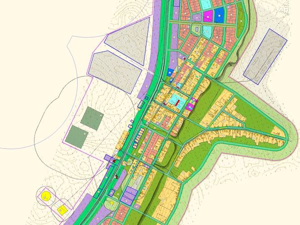 Саржансай ауылын дамытудың оңайлатылған схемасы